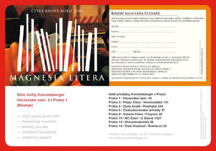 leták Kanzelsberger knihy strana 1 leták Kanzelsberger knihy strana 1