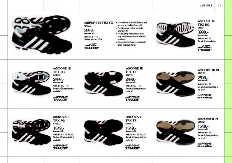 leták Adidas leták fotbal strana 1 leták Adidas leták fotbal strana 1