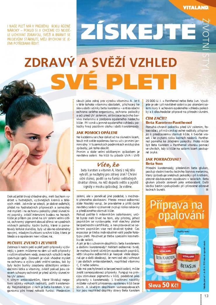 leták Vitaland akční leták strana 1 leták Vitaland akční leták strana 1