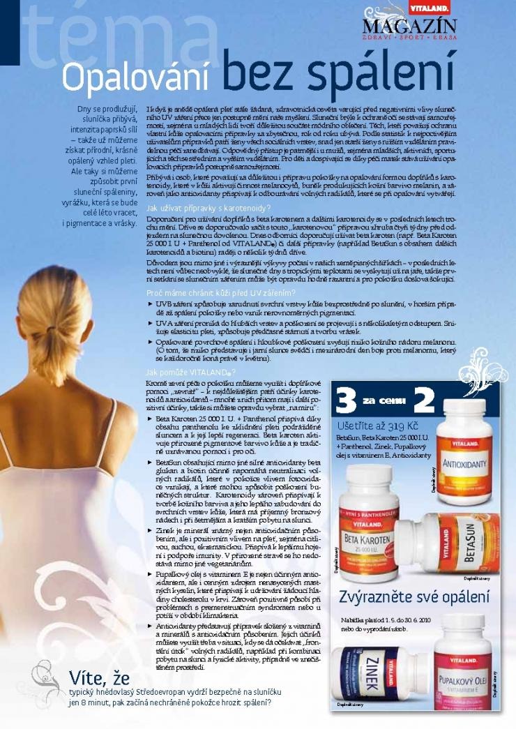leták Vitaland aktuální leták strana 1 leták Vitaland aktuální leták strana 1