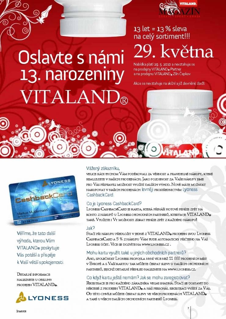 leták Vitaland aktuální leták strana 1 leták Vitaland aktuální leták strana 1