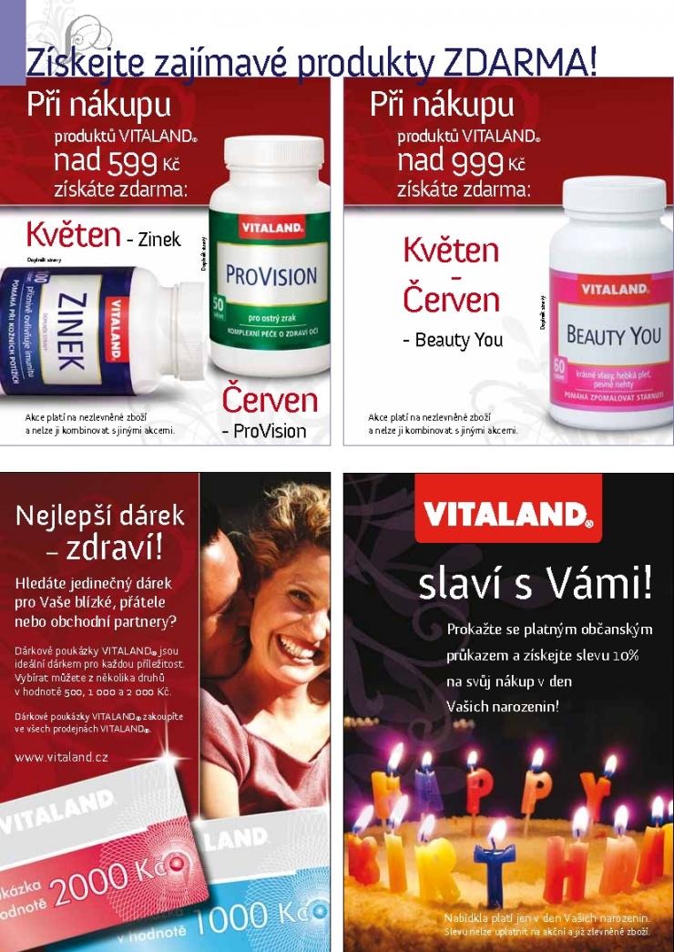 leták Vitaland aktuální leták strana 1 leták Vitaland aktuální leták strana 1