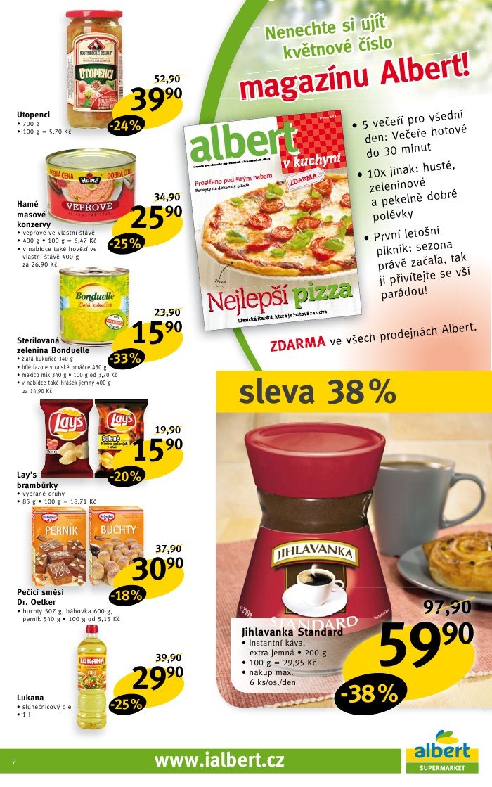 leták Albert strana 1 leták Albert strana 1