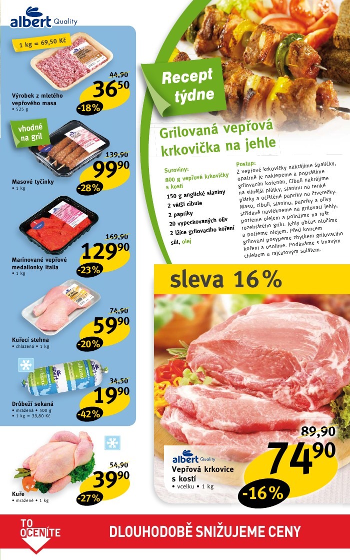 leták Albert strana 1 leták Albert strana 1