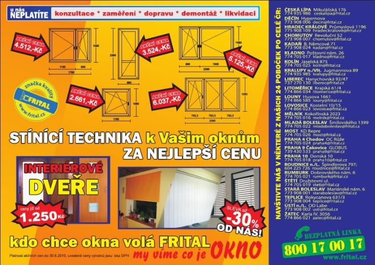 leták Frital akční leták strana 1 leták Frital akční leták strana 1