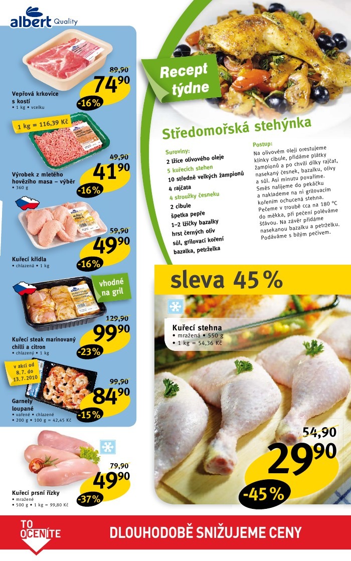 leták Albert strana 1 leták Albert strana 1