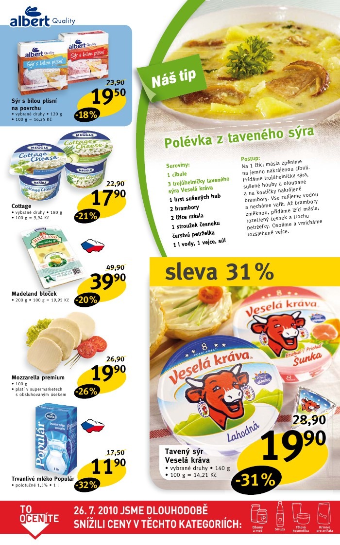 leták Albert strana 1 leták Albert strana 1