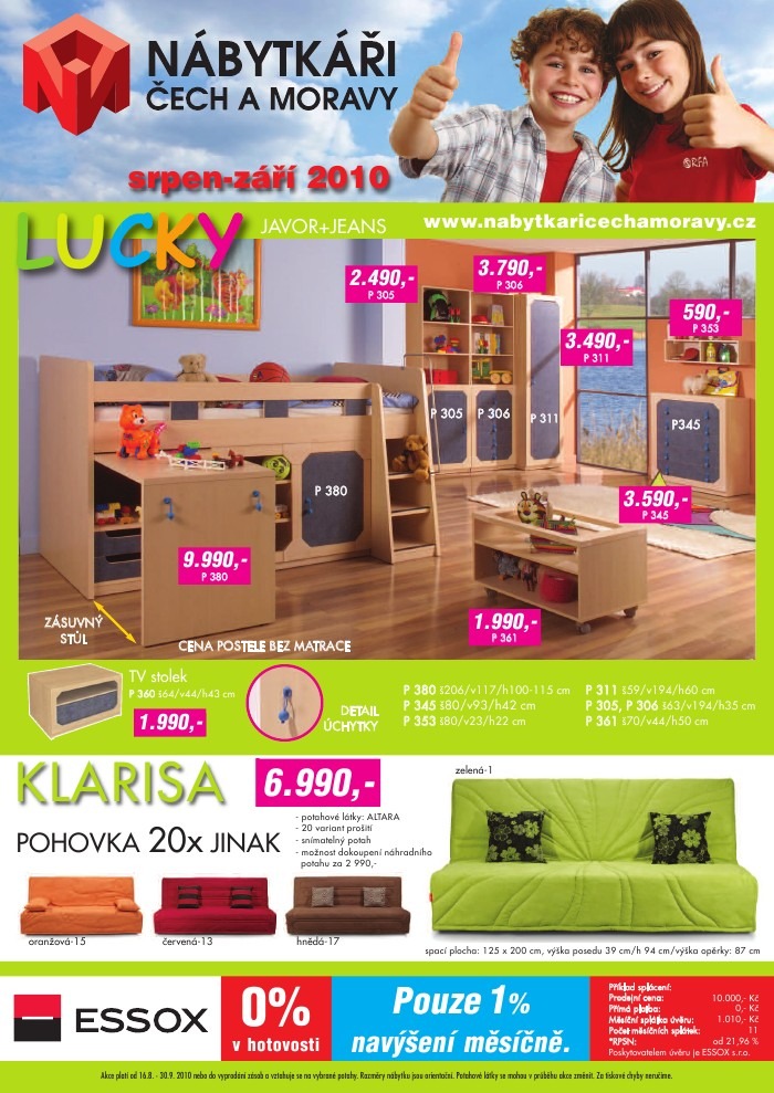 leták Nábytkáři Čech a Moravy strana 1 leták Nábytkáři Čech a Moravy strana 1