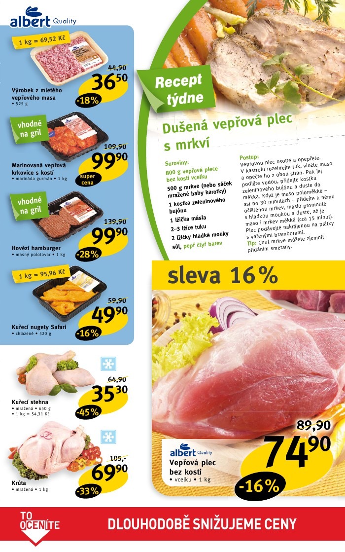 leták Albert strana 1 leták Albert strana 1