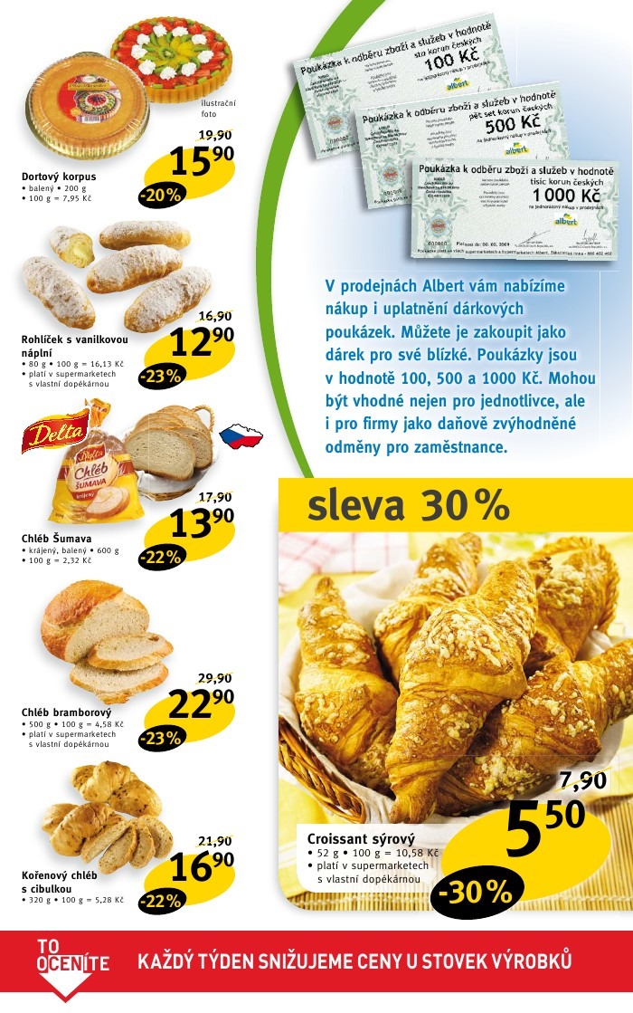 leták Albert strana 1 leták Albert strana 1