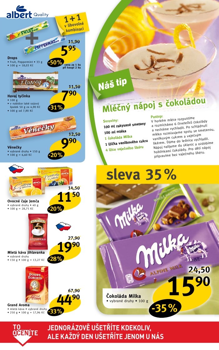 leták Albert strana 1 leták Albert strana 1