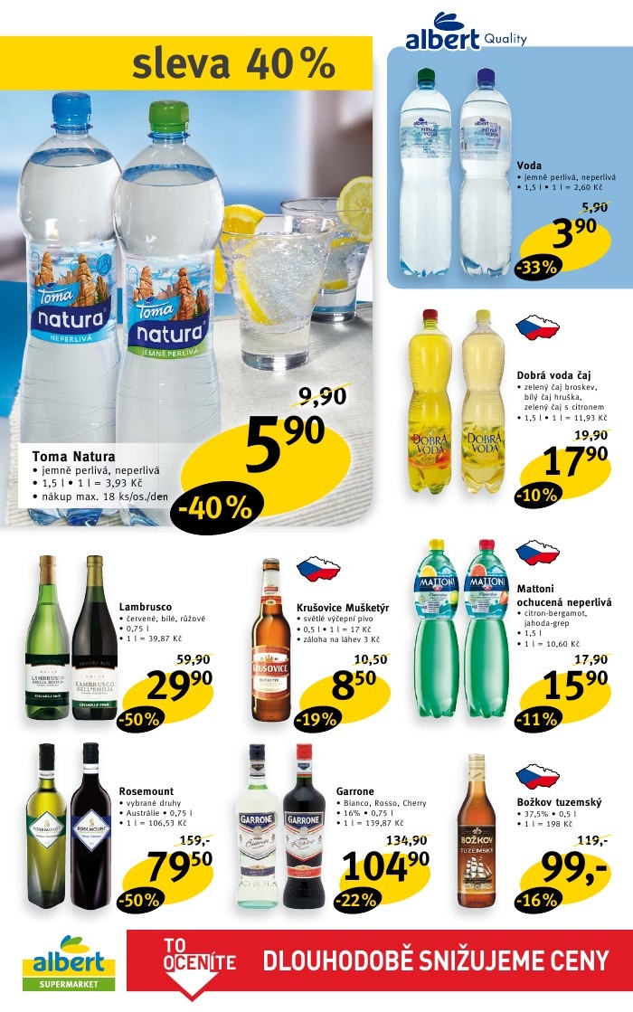 leták Albert strana 1 leták Albert strana 1