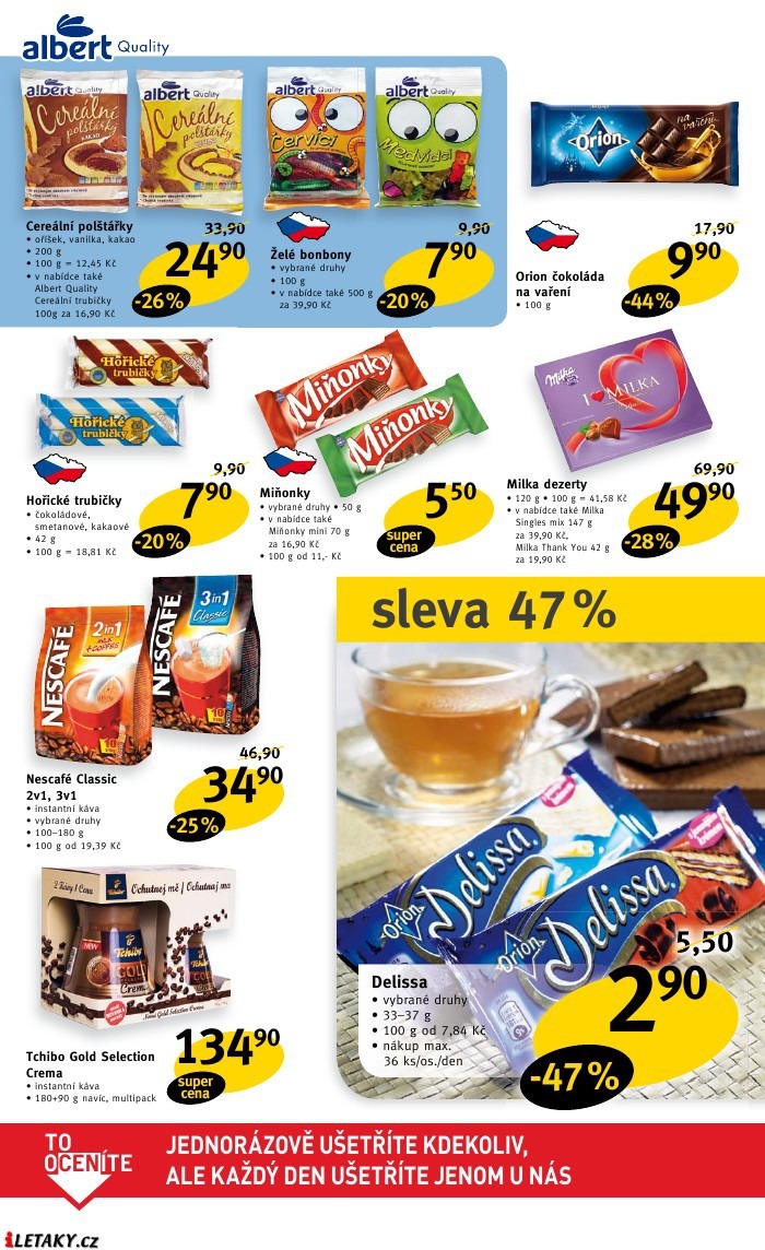 leták Albert strana 1 leták Albert strana 1