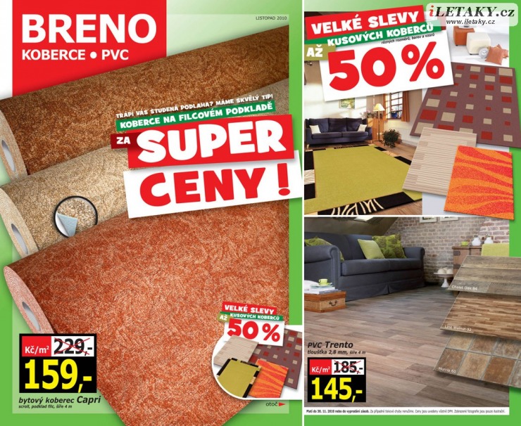 leták Breno koberce strana 1 leták Breno koberce strana 1