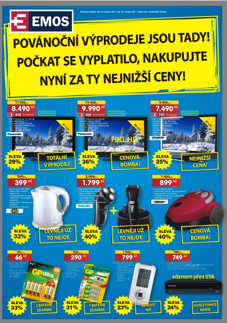 leták Emos strana 1 leták Emos strana 1