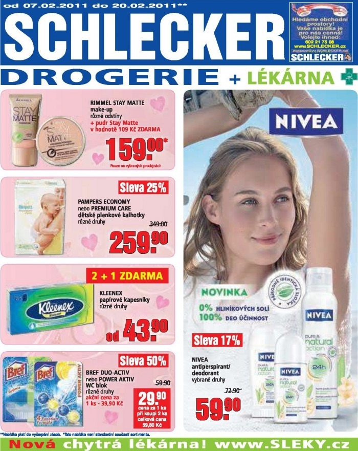 leták Schlecker akční leták strana 1 leták Schlecker akční leták strana 1