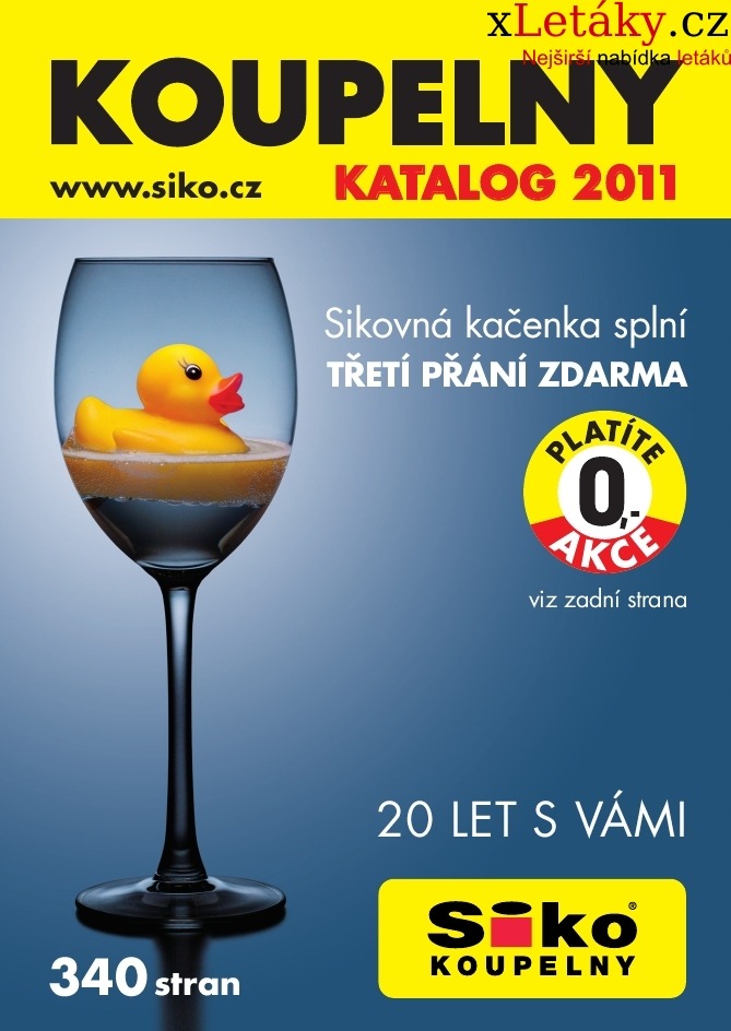 leták Siko koupelny leták - 1.část strana 1 leták Siko koupelny leták - 1.část strana 1