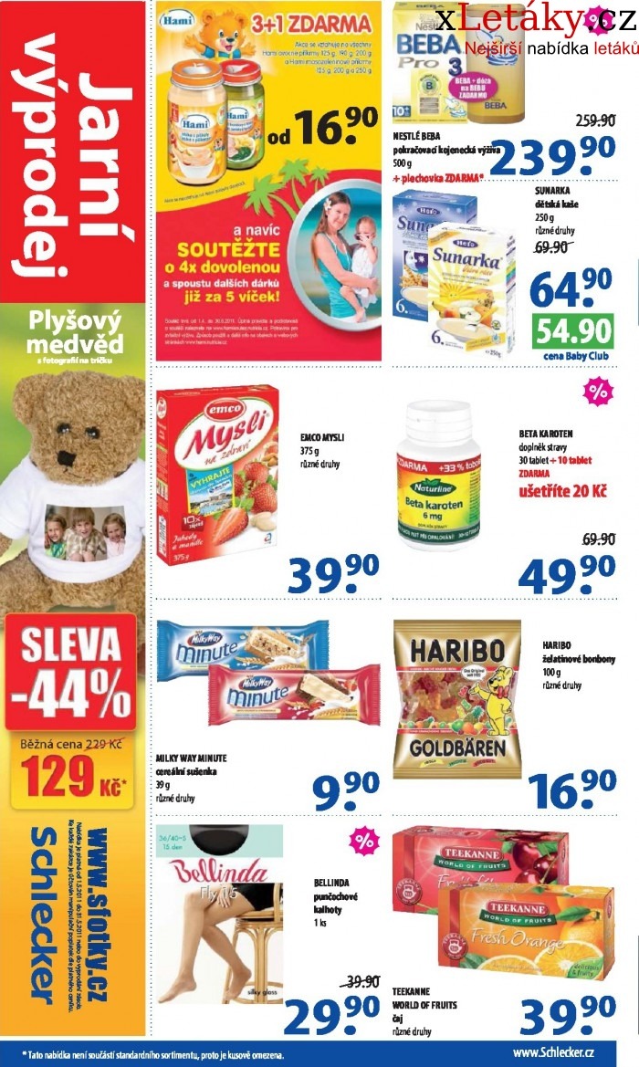 leták Schlecker akční leták strana 1 leták Schlecker akční leták strana 1
