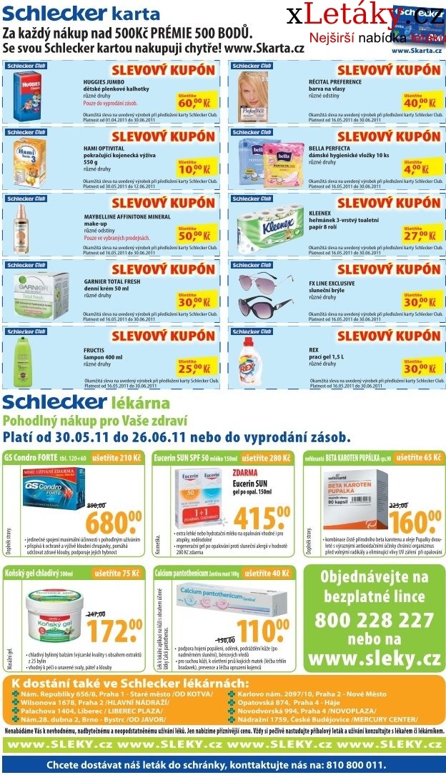 leták Schlecker akční leták strana 1 leták Schlecker akční leták strana 1