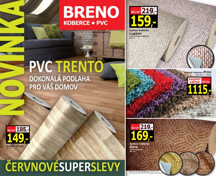 leták Breno koberce strana 1 leták Breno koberce strana 1