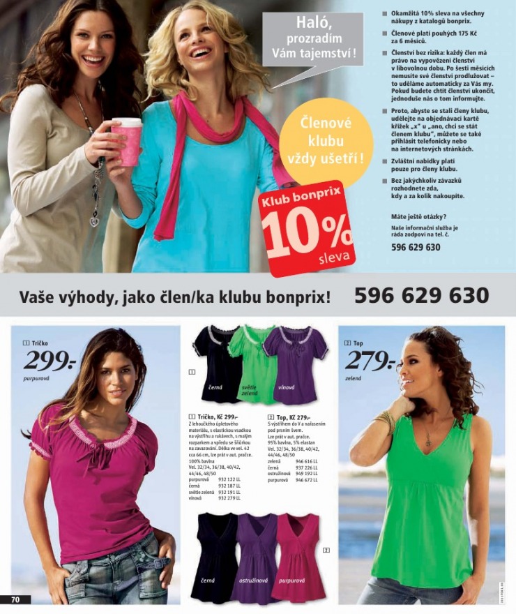 leták Bonprix strana 1 leták Bonprix strana 1
