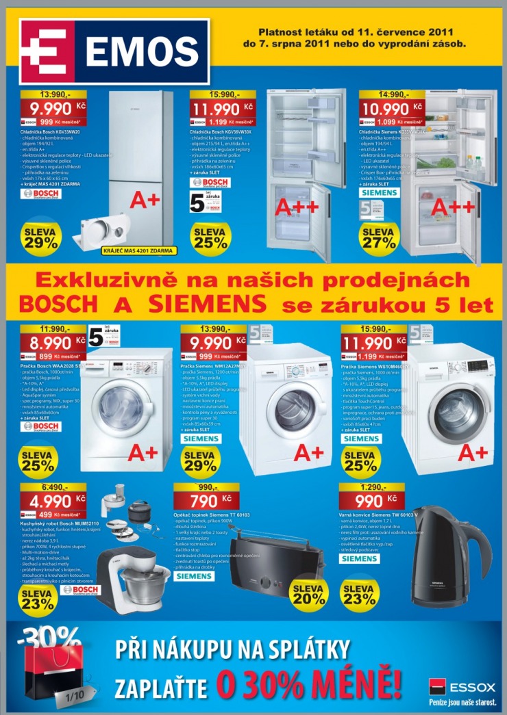 leták Emos strana 1 leták Emos strana 1