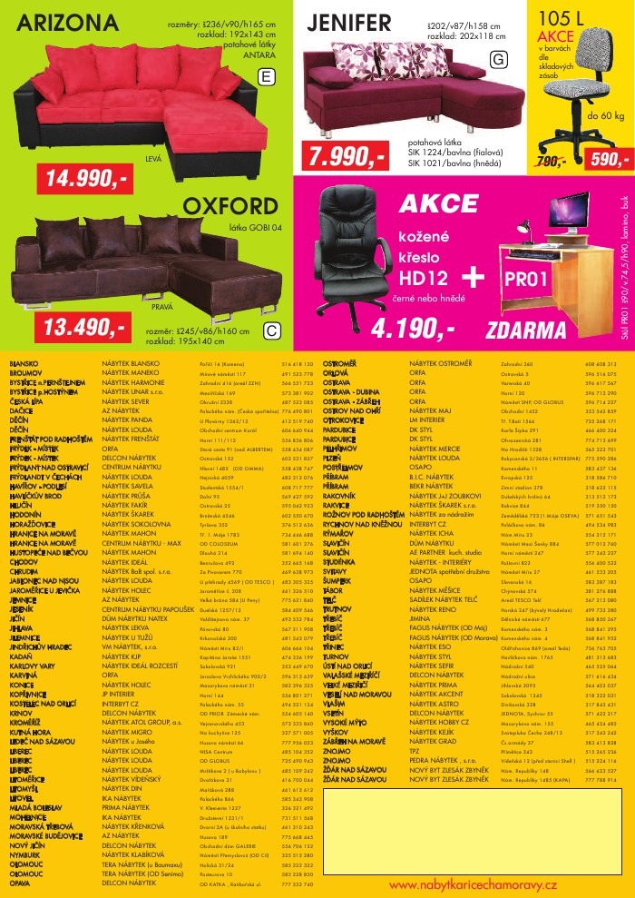 leták Nábytkáři Čech a Moravy strana 1 leták Nábytkáři Čech a Moravy strana 1