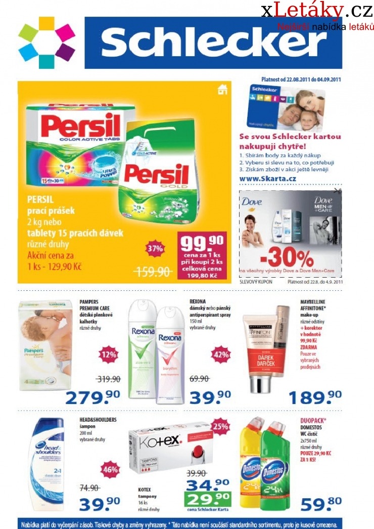 leták Schlecker akční leták strana 1 leták Schlecker akční leták strana 1