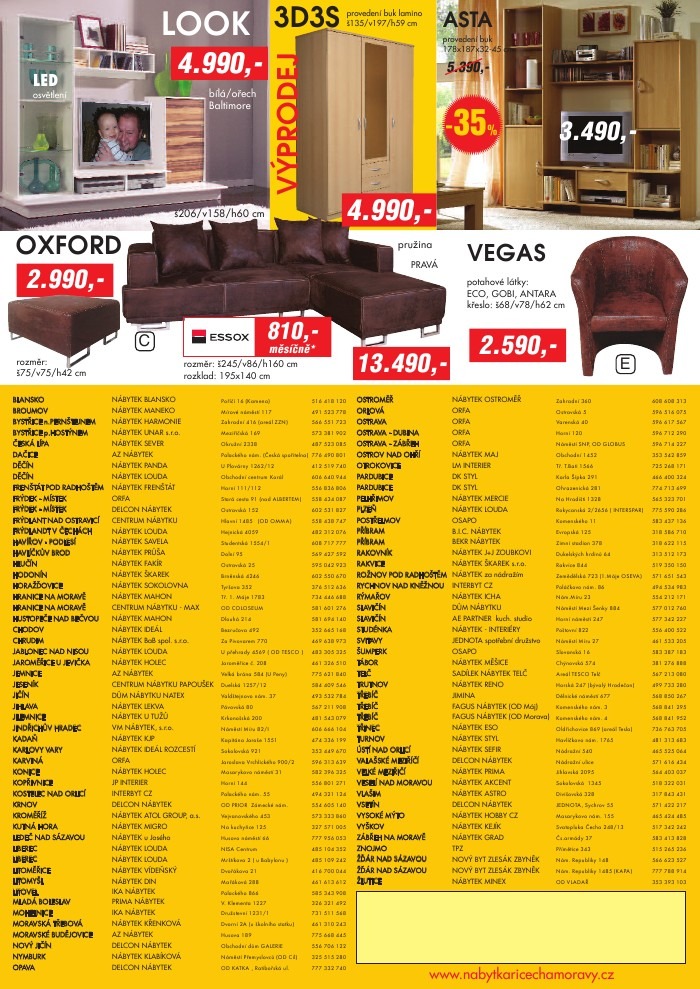 leták Nábytkáři Čech a Moravy strana 1 leták Nábytkáři Čech a Moravy strana 1