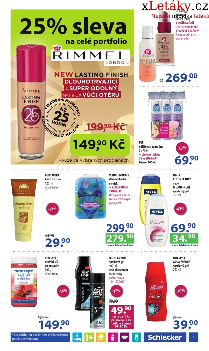 leták Schlecker akční leták strana 1 leták Schlecker akční leták strana 1