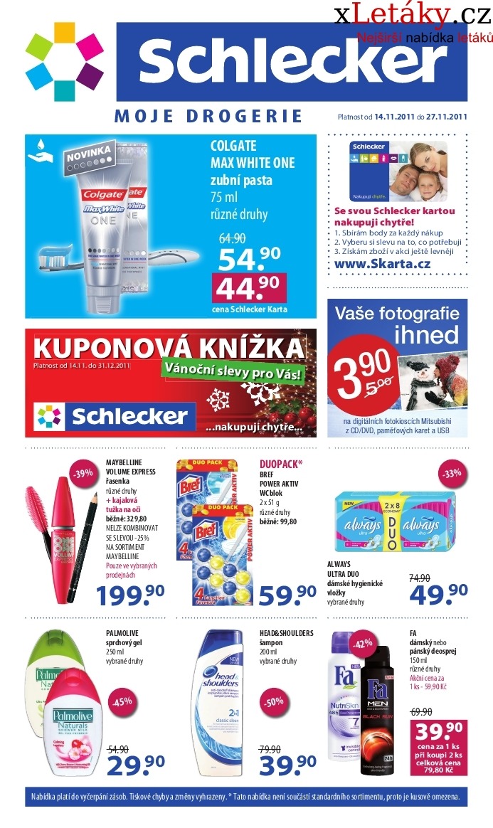 leták Schlecker akční leták strana 1 leták Schlecker akční leták strana 1