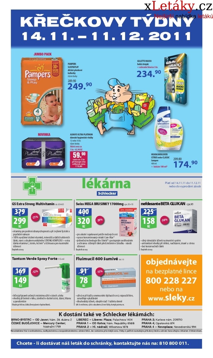 leták Schlecker akční leták strana 1 leták Schlecker akční leták strana 1