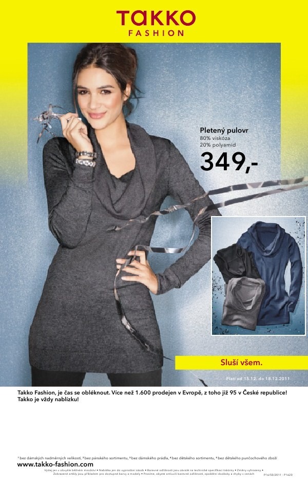 leták Takko fashion strana 1 leták Takko fashion strana 1