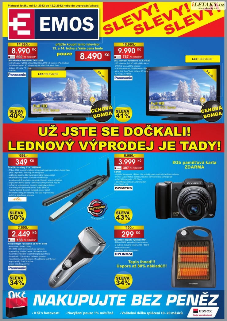 leták Emos strana 1 leták Emos strana 1
