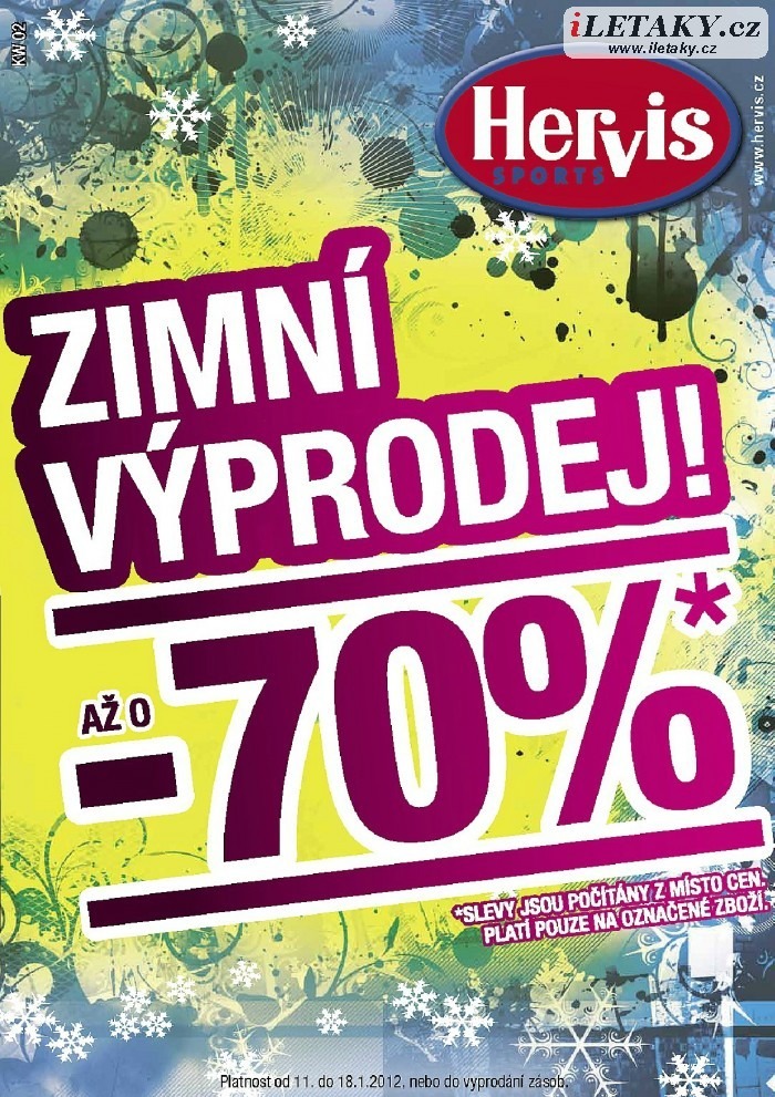leták Hervis strana 1 leták Hervis strana 1