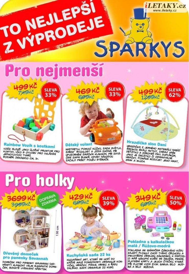 leták Sparkys strana 1 leták Sparkys strana 1
