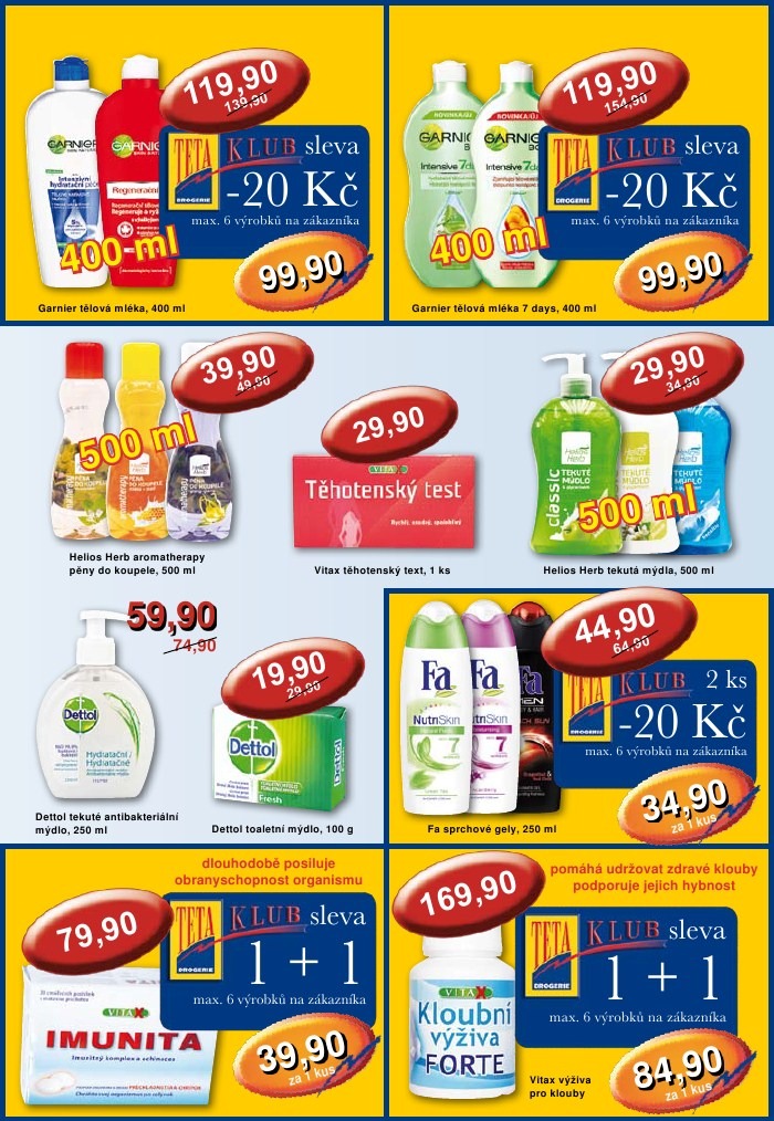 leták TETA drogerie strana 1 leták TETA drogerie strana 1