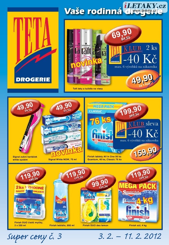 leták TETA drogerie strana 1 leták TETA drogerie strana 1
