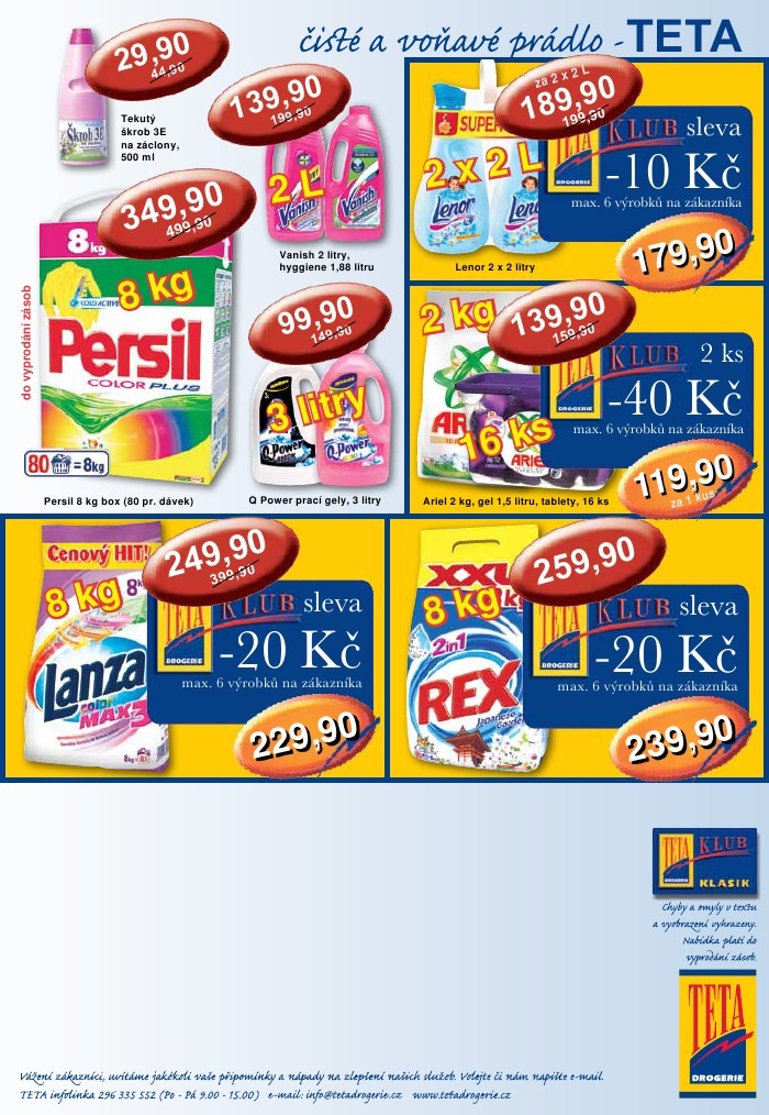 leták TETA drogerie strana 1 leták TETA drogerie strana 1
