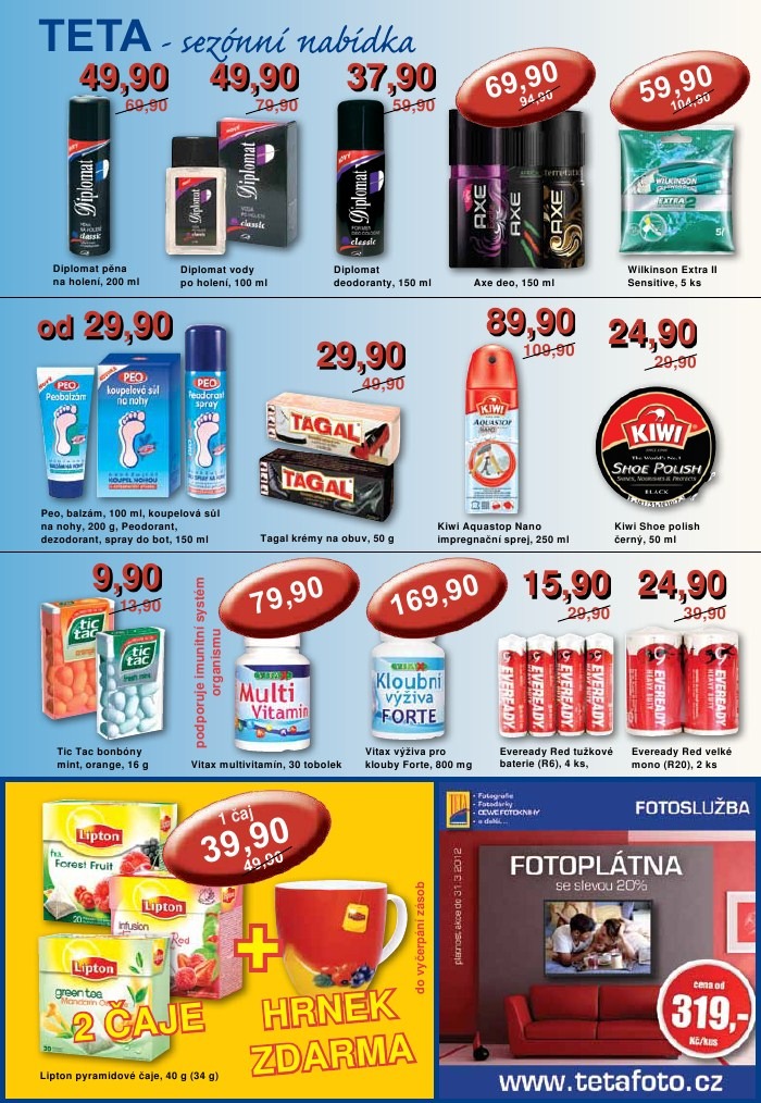 leták TETA drogerie strana 1 leták TETA drogerie strana 1