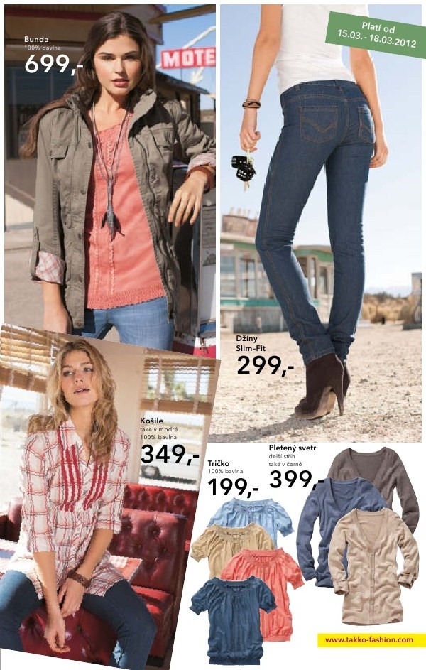 leták Takko fashion strana 1 leták Takko fashion strana 1
