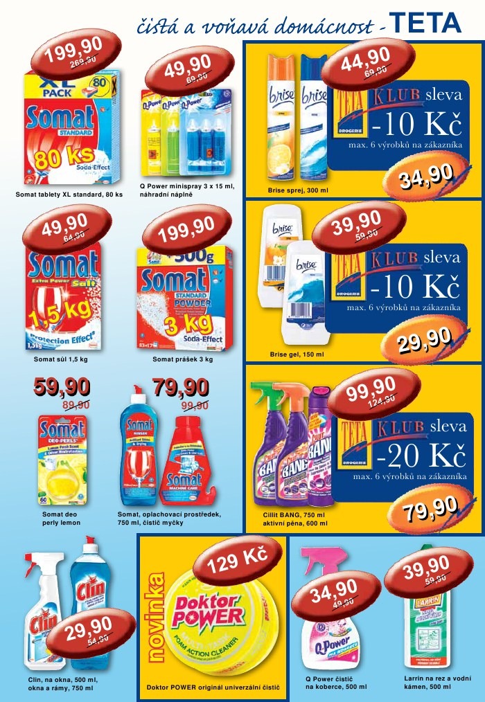 leták TETA drogerie strana 1 leták TETA drogerie strana 1