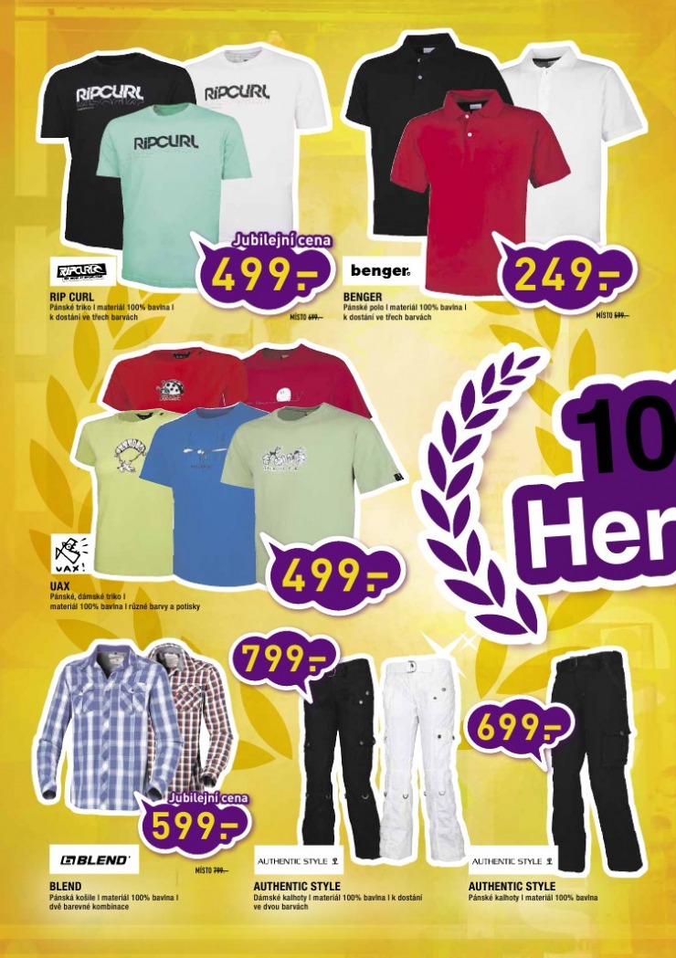 leták Hervis strana 1 leták Hervis strana 1