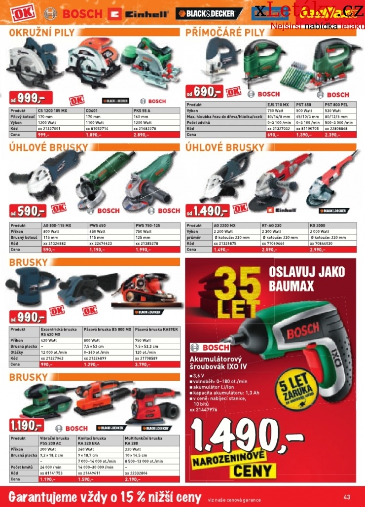 let�k Baumax aktu�ln� let�k strana 1