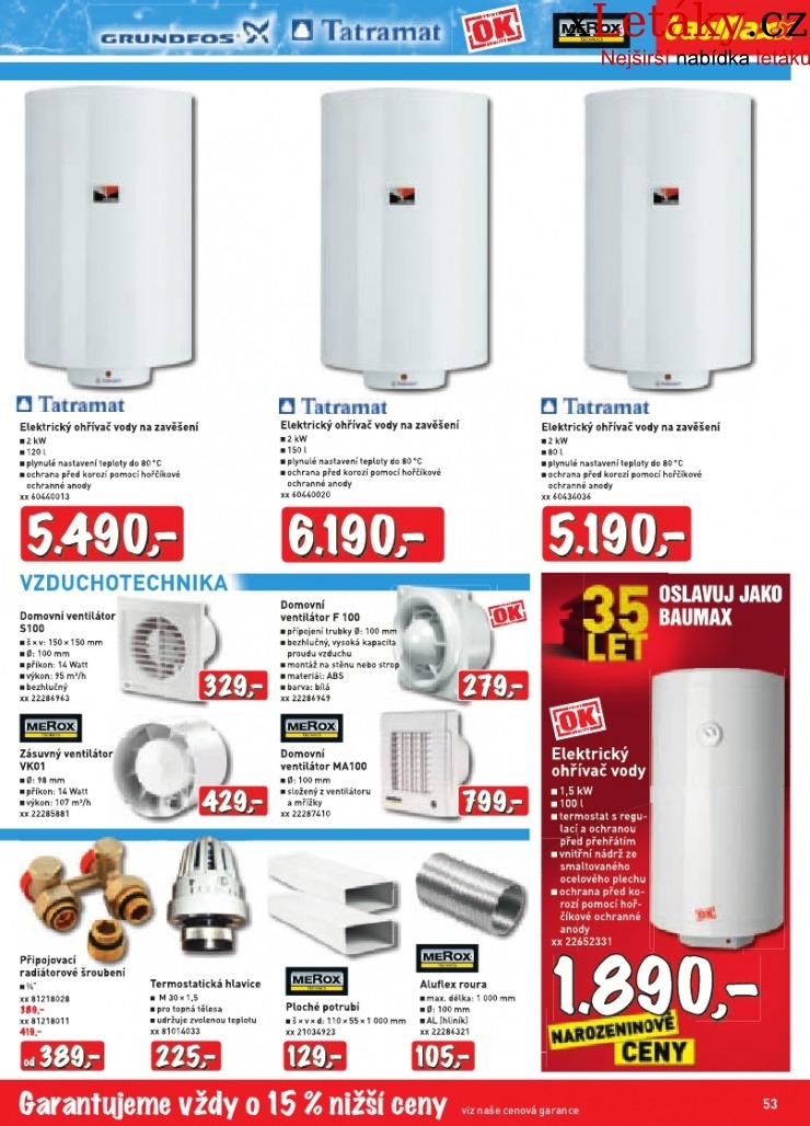 let�k Baumax aktu�ln� let�k strana 1