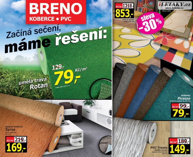 leták Breno koberce strana 1 leták Breno koberce strana 1