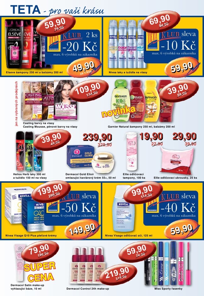 leták TETA drogerie strana 1 leták TETA drogerie strana 1