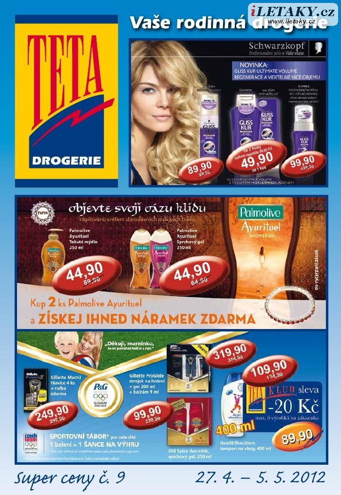 leták TETA drogerie strana 1 leták TETA drogerie strana 1