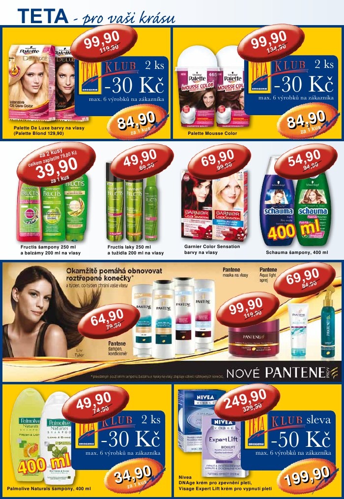 leták TETA drogerie strana 1 leták TETA drogerie strana 1