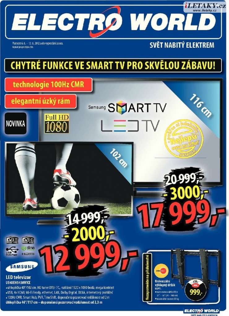 leták Electro World strana 1 leták Electro World strana 1